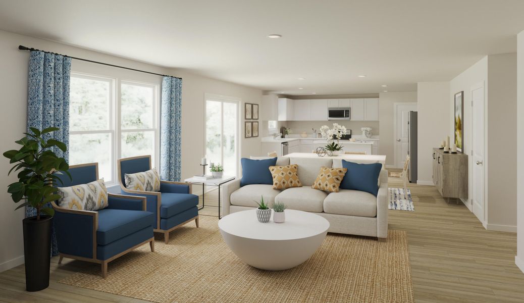 Furnished interior view inside a new home in , Ladson (Image 13). Furnished interior view inside a new home in , Ladson (Image 13).