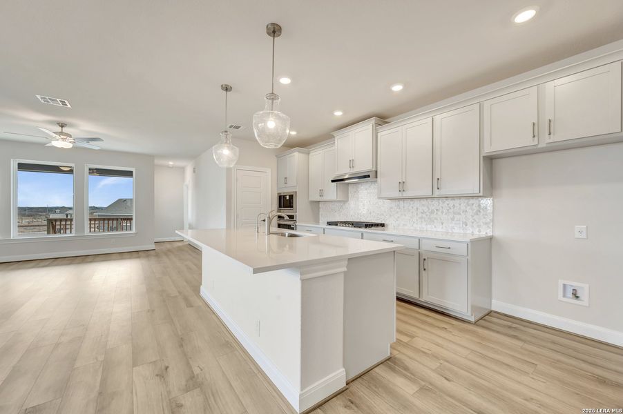 Furnished interior view inside a new home in The Crossvine 45’, Schertz (Image 6).