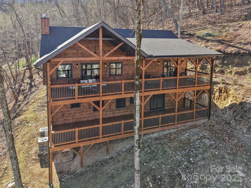 In-progress construction of a new home in , Maggie Valley, NC (Image 34).