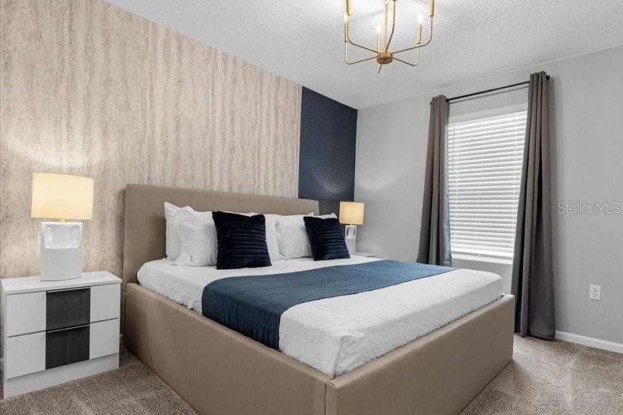 Furnished interior view inside a new home in , Kissimmee (Image 17).