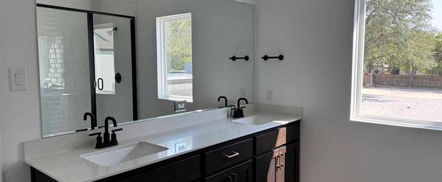 Primary Bathroom Construction Progress featuring the Oxford Collection Primary Bathroom Construction Progress featuring the Oxford Collection