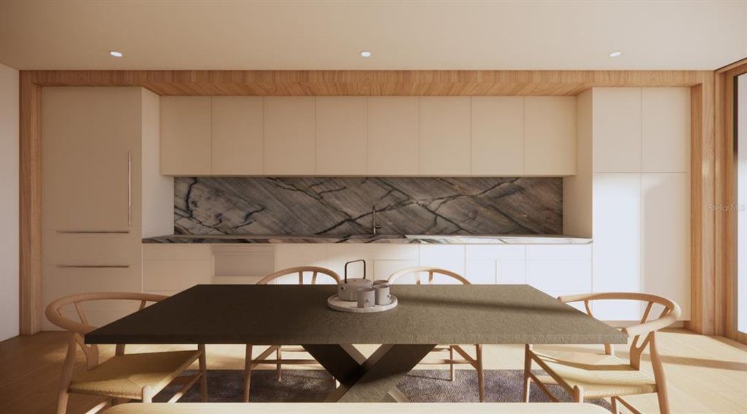 Furnished interior view inside a new home in , Longboat Key (Image 23).