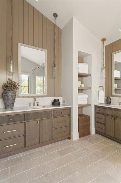 Furnished interior view inside a new home in , Orlando (Image 43).