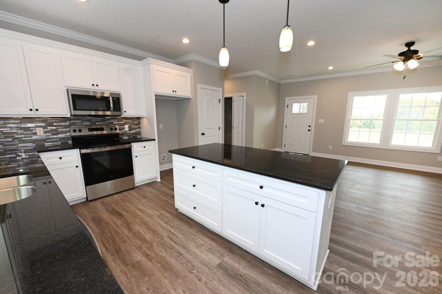 Furnished interior view inside a new home in , Hickory (Image 3).