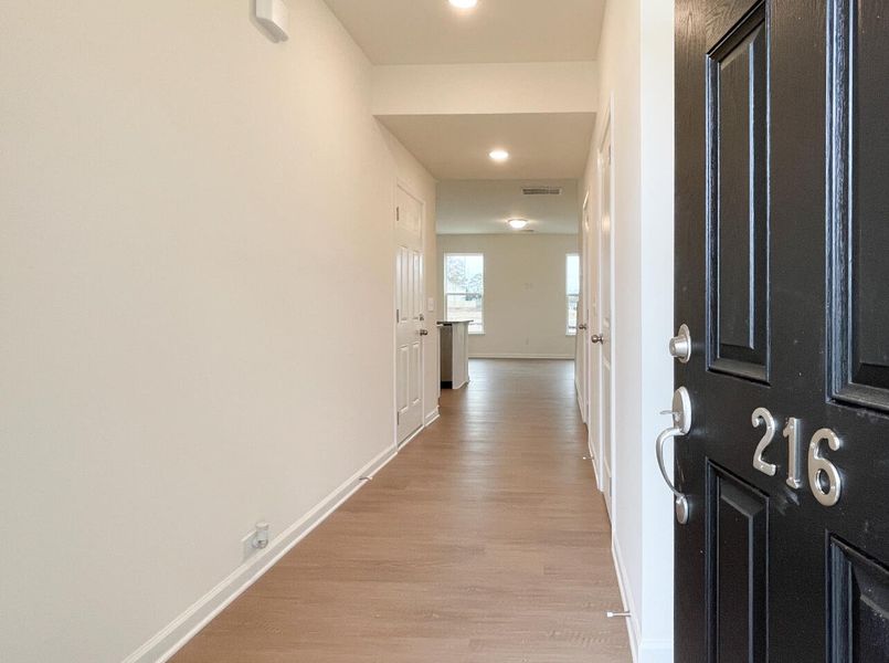 Spacious, unfurnished interior of a new home in Bellevue Townhomes, Greenville (Image 11).