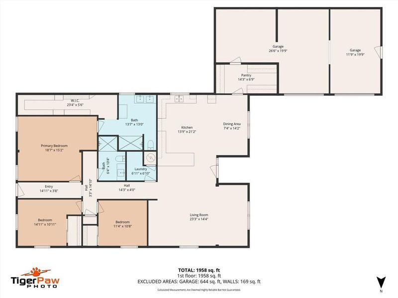 2D floor plan layout of this home in , Rockmart, GA (Image 5).