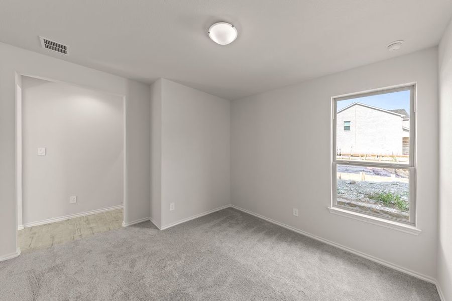 Representative exterior photo of a completed home built from the Willow by Impression Homes in ValleyBrooke, Mesquite, TX (Image 14).