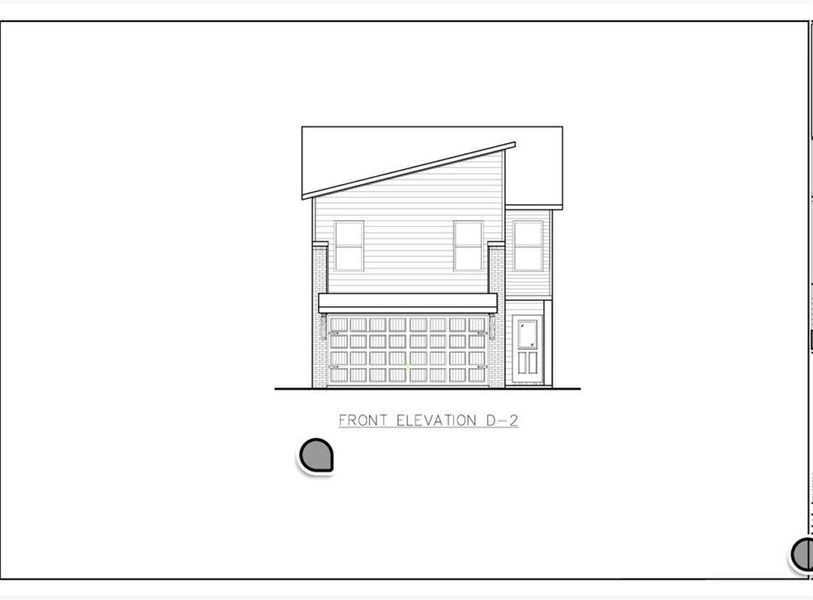 2D floor plan layout of this home in The Enclave at Stonewall Station, Union City, GA (Image 3).