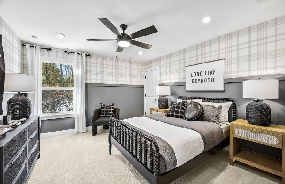 Representative furnished interior of a home built from the Woodward by Pulte Homes in Riversprings, Dacula (Image 19).