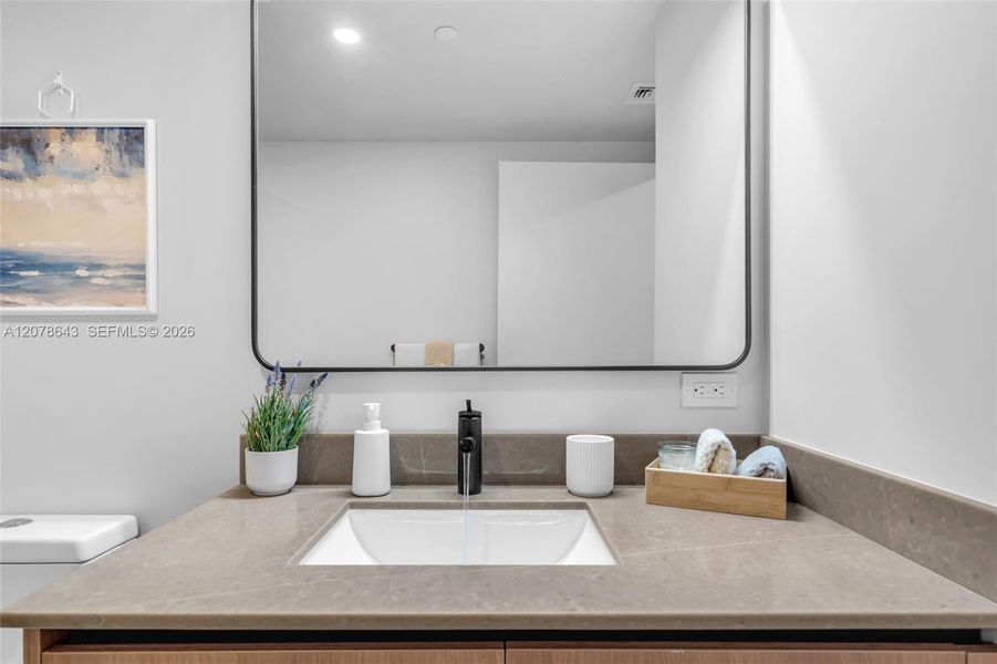 Furnished interior view inside a new home in , Miami (Image 13).
