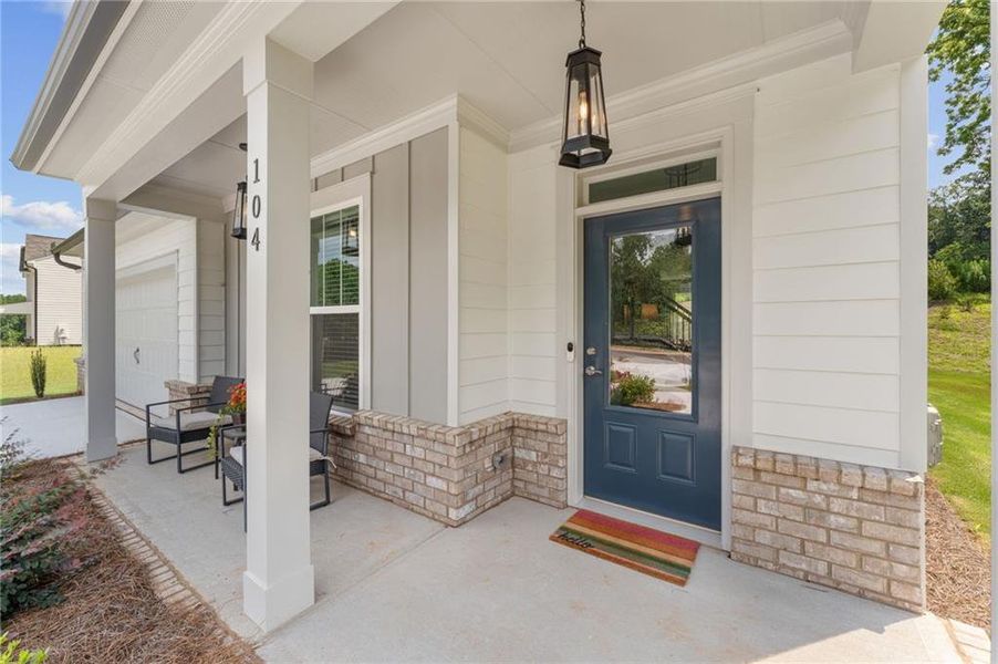 Exterior details and patio area of a home in , Buford (Image 3).
