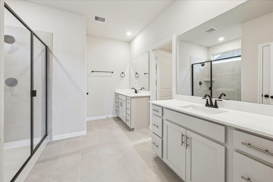 Furnished interior view inside a new home in Elyson, Katy (Image 8).