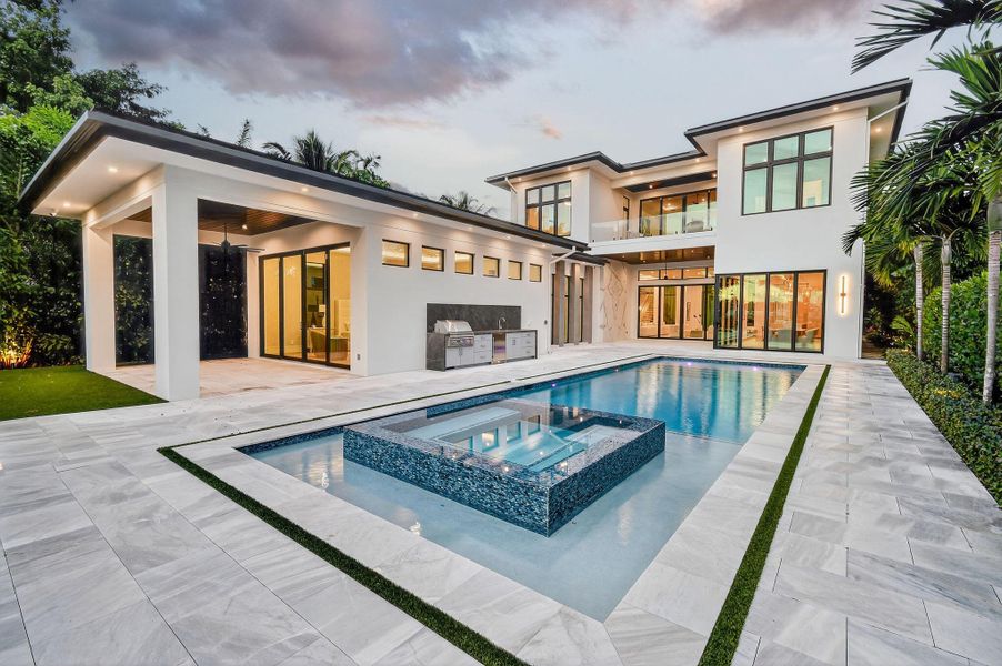 Exterior details and patio area of a home in , North Palm Beach (Image 3).