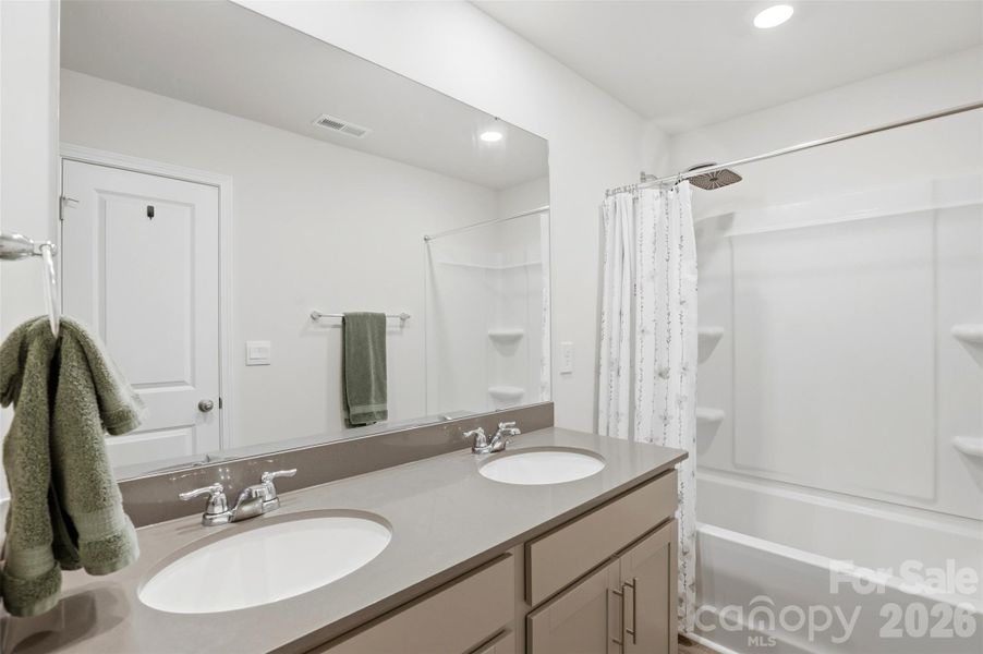 Furnished interior view inside a new home in Secrest Commons, Monroe (Image 14).