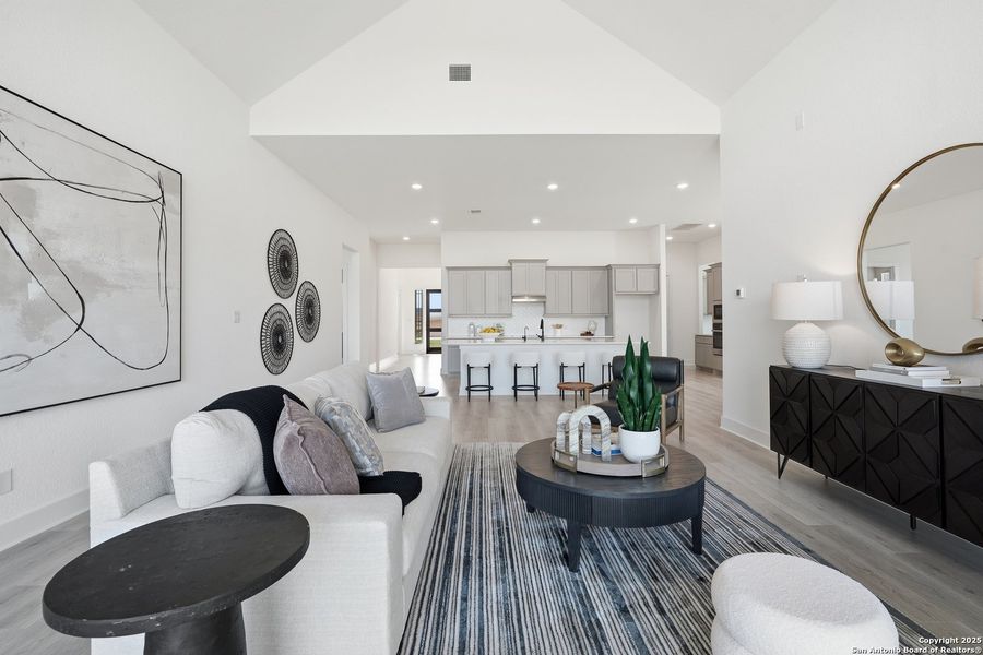 Furnished interior view inside a new home in Sienna Lakes, San Antonio (Image 6). Furnished interior view inside a new home in Sienna Lakes, San Antonio (Image 6).