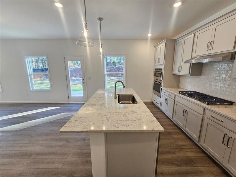 Furnished interior view inside a new home in The Estates at Casteel, Bethlehem (Image 8).