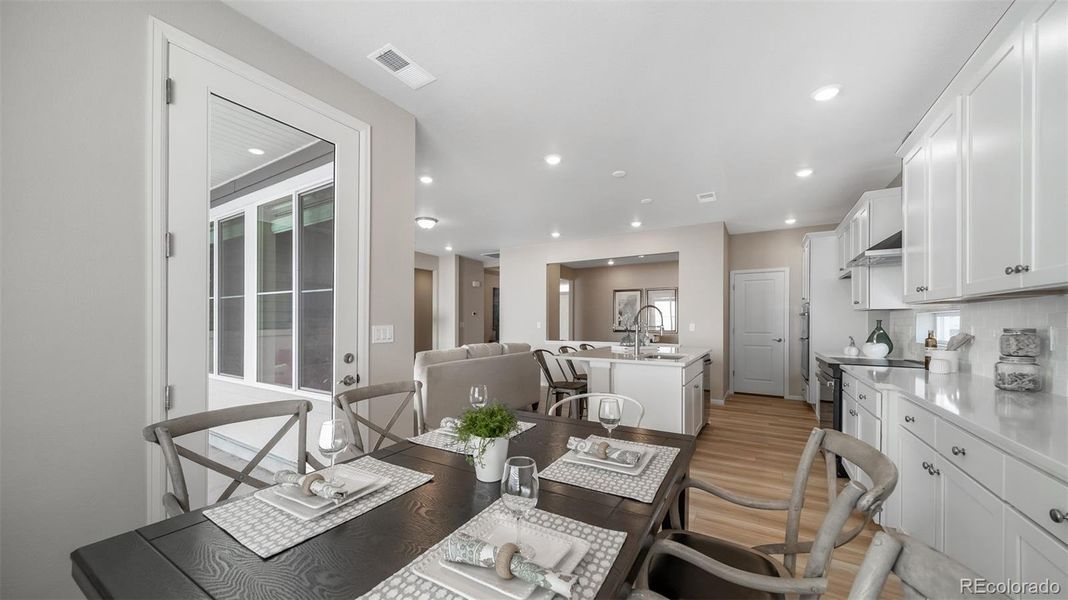 Furnished interior view inside a new home in , Aurora (Image 26).