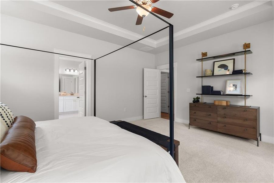 Furnished interior view inside a new home in Brush Arbor, McDonough (Image 6).