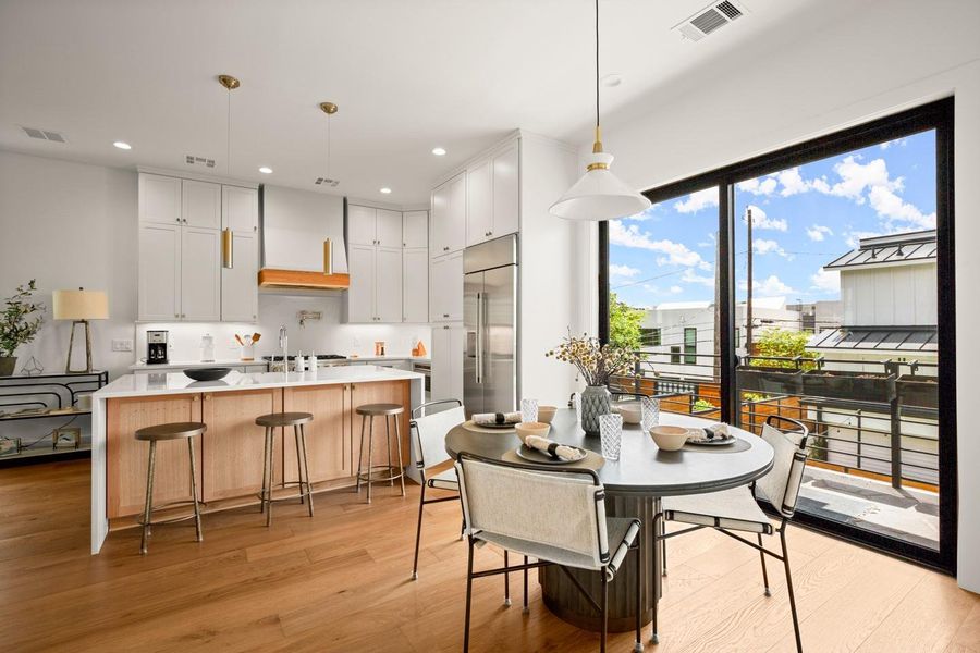 Furnished interior view inside a new home in , Austin (Image 8).