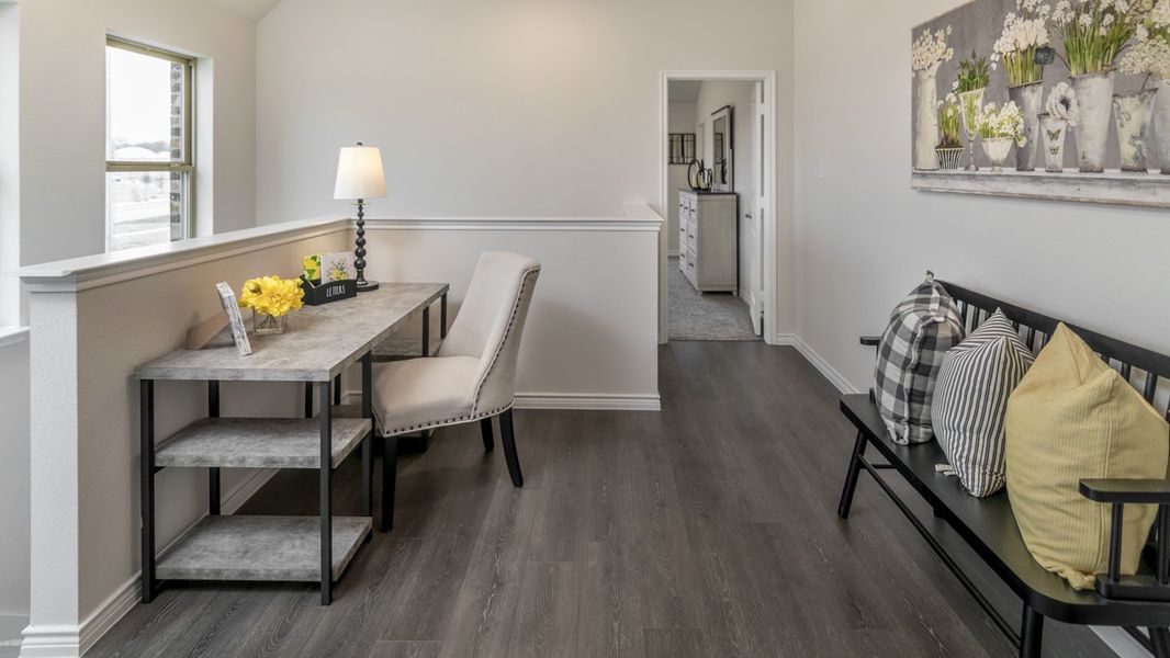 Furnished interior view inside a new home in Liberty Crossing, Royse City (Image 17).