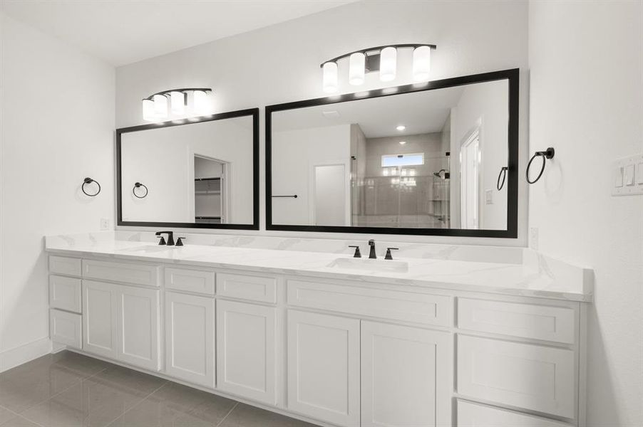 Furnished interior view inside a new home in High Country, Burleson (Image 13).