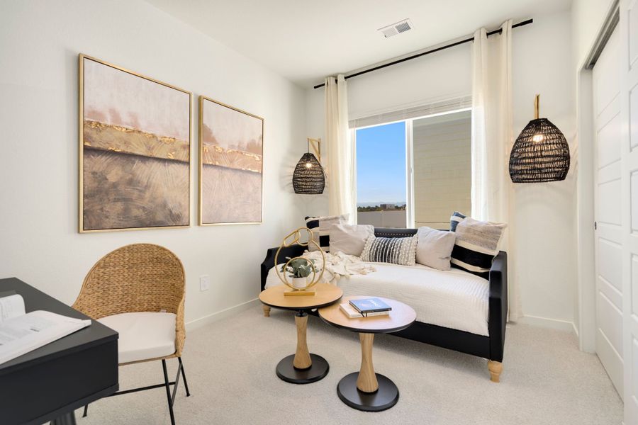 Representative furnished interior of a home built from the Camden by Baessler Homes in Sage Meadows, Wellington (Image 12). Representative furnished interior of a home built from the Camden by Baessler Homes in Sage Meadows, Wellington (Image 12).