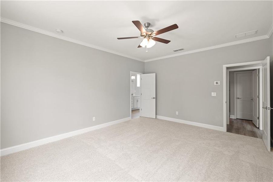 Spacious, unfurnished interior of a new home in , Sugar Hill (Image 23).