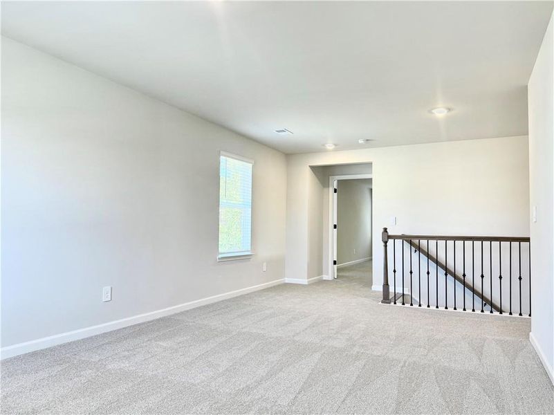 Spacious, unfurnished interior of a new home in Vines at Mill Creek - Estate Series, Braselton (Image 24). Spacious, unfurnished interior of a new home in Vines at Mill Creek - Estate Series, Braselton (Image 24).