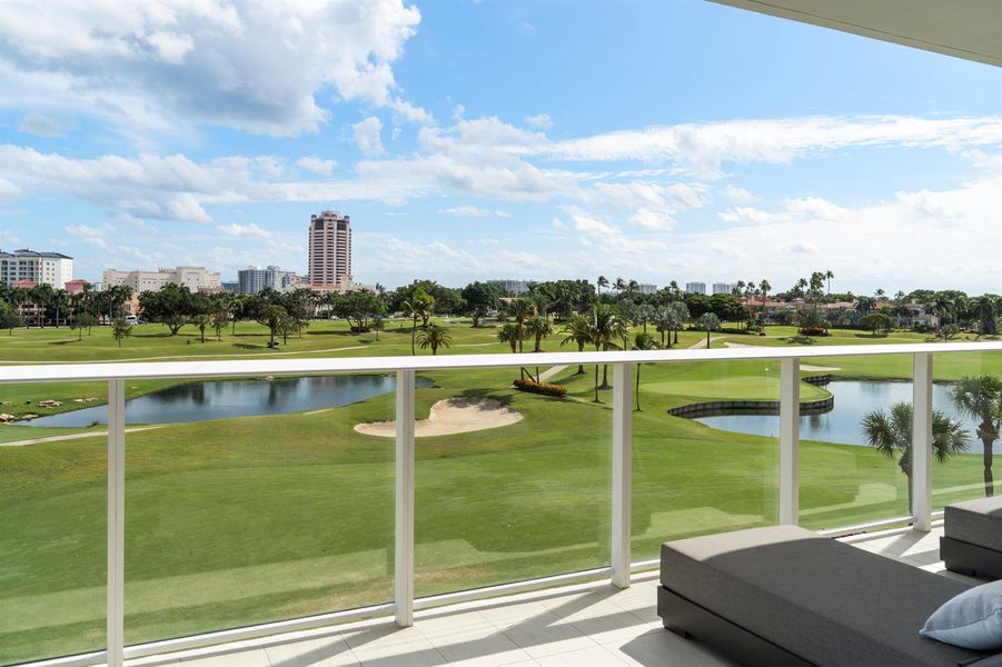 Golf View Shot with iconic Tower