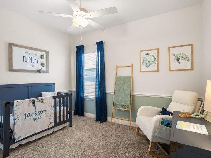 Large secondary bedrooms provide space for everyone in your household - Shelby II by Highland Homes