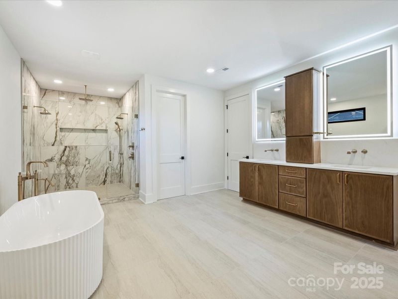 Furnished interior view inside a new home in , Charlotte (Image 31).