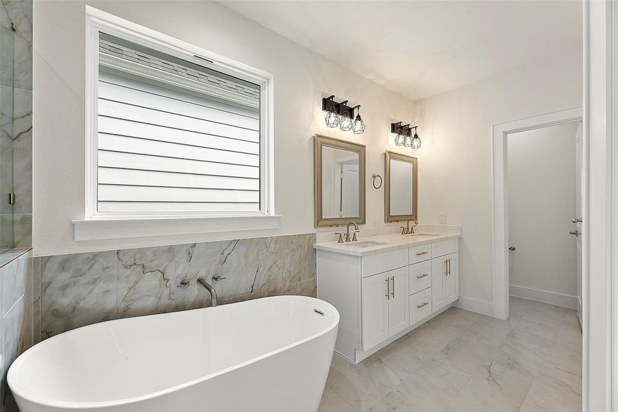 Furnished interior view inside a new home in , Houston (Image 15).