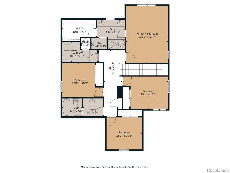 2D floor plan layout of this home in , Elizabeth, CO (Image 4).