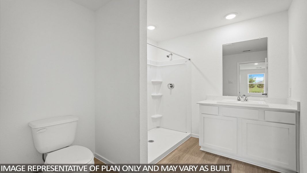 Furnished interior view inside a new home in Sunterra, Katy (Image 10).