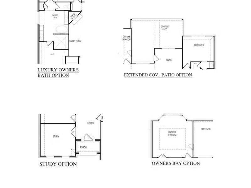 2D floor plan layout of this home in The Reserve at Potranco Oaks, Castroville, TX (Image 6).