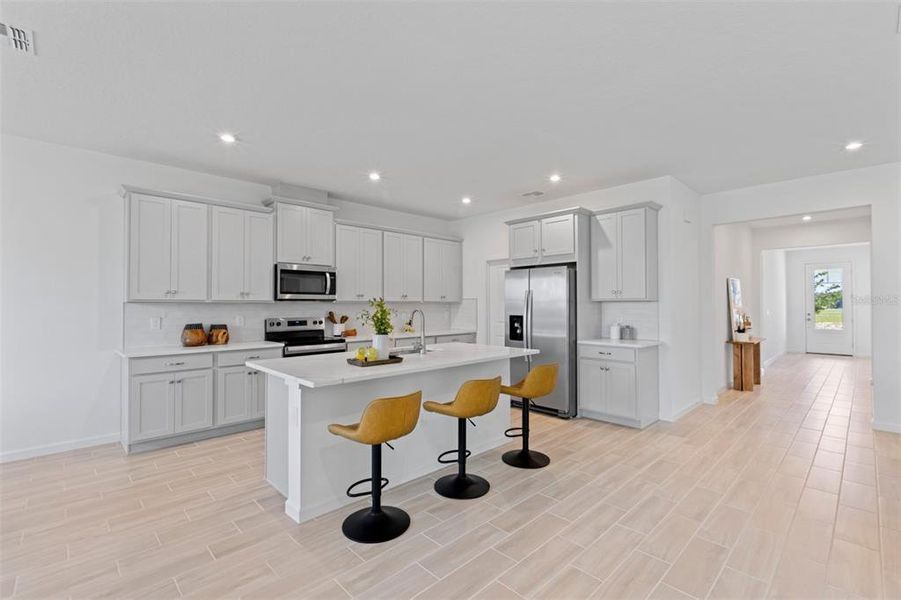 Furnished interior view inside a new home in Meadowlark Landing, Apopka (Image 14).
