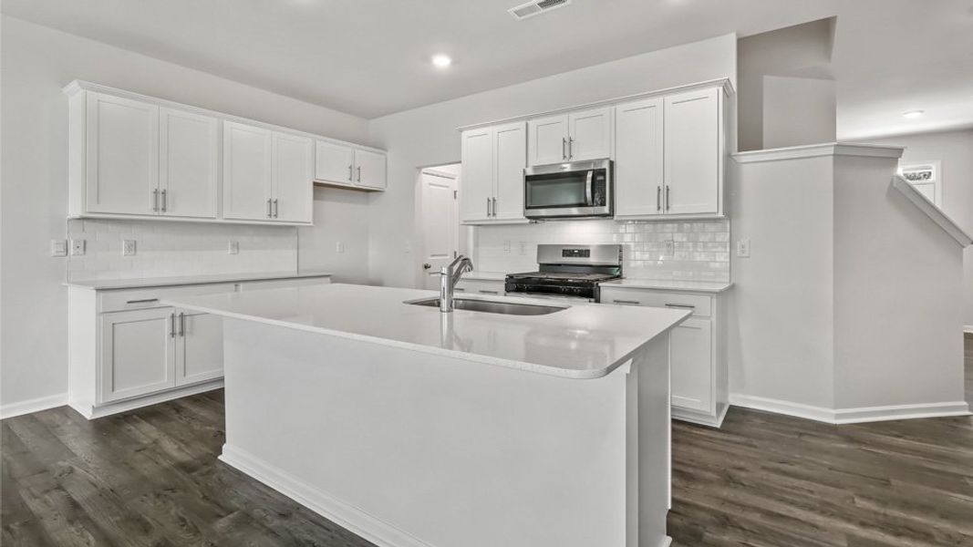 Furnished interior view inside a new home in The Grove at Glennview, Kernersville (Image 5).