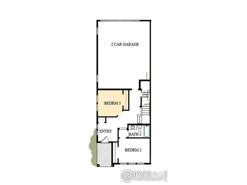 2D floor plan layout of this home in , Loveland, CO (Image 4).