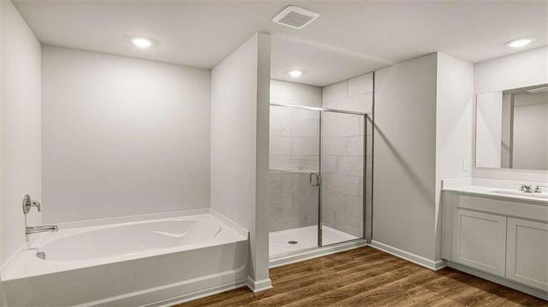Furnished interior view inside a new home in Echo Glen, Stockbridge (Image 13). Furnished interior view inside a new home in Echo Glen, Stockbridge (Image 13).
