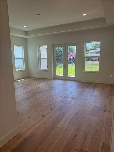 Master Bedroom with french door to lanai