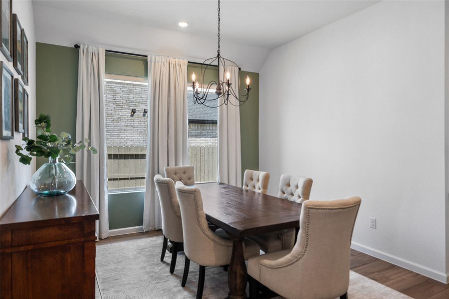 Furnished interior view inside a new home in Pomona, Manvel (Image 13).