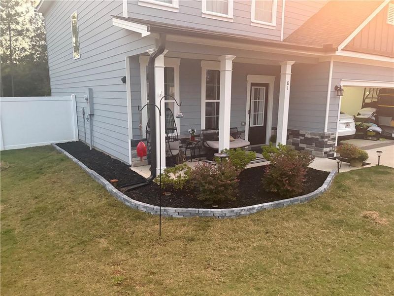 Exterior details and patio area of a home in , Toccoa (Image 35).