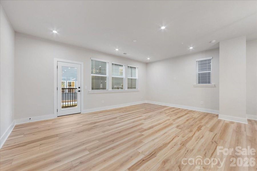 9' Ceilings and Large Windows at Great Room.