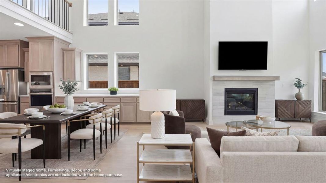 Furnished interior view inside a new home in Mosaic, Celina (Image 6).