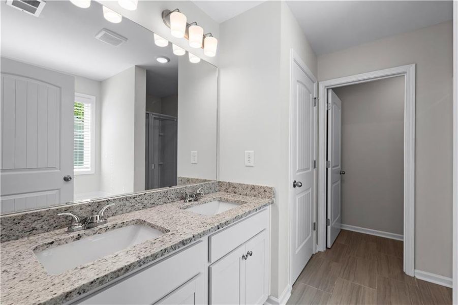 Furnished interior view inside a new home in , Newnan (Image 9).