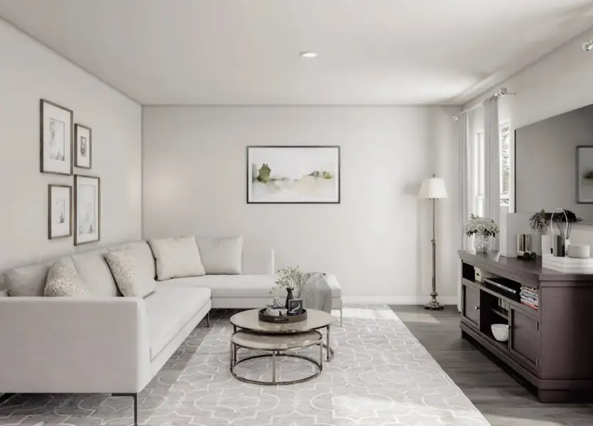 Front exterior of a new home in Forest Ridge, Edgefield, SC, highlighting curb appeal (Image 4).