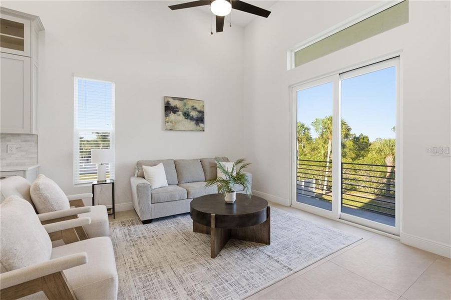 Furnished interior view inside a new home in , New Port Richey (Image 47).