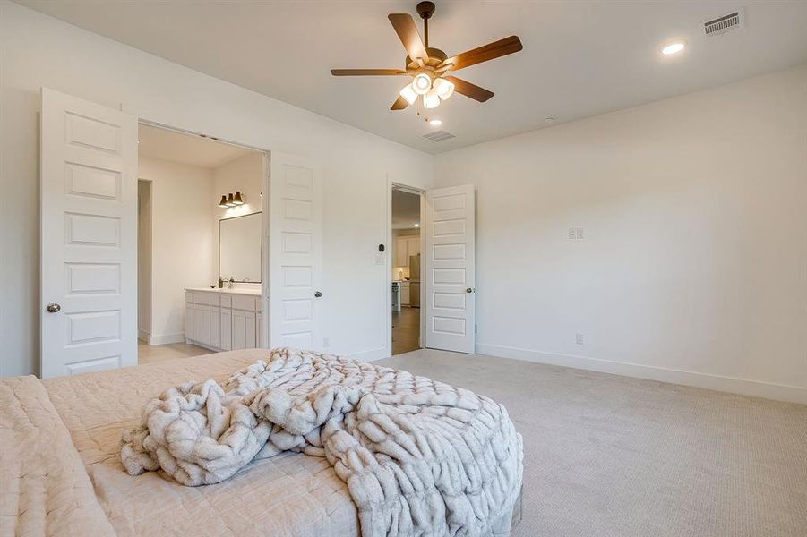 Furnished interior view inside a new home in Rumfield Estates, North Richland Hills (Image 18).