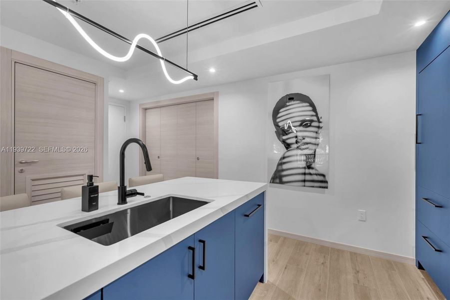 Furnished interior view inside a new home in , Coral Gables (Image 13).