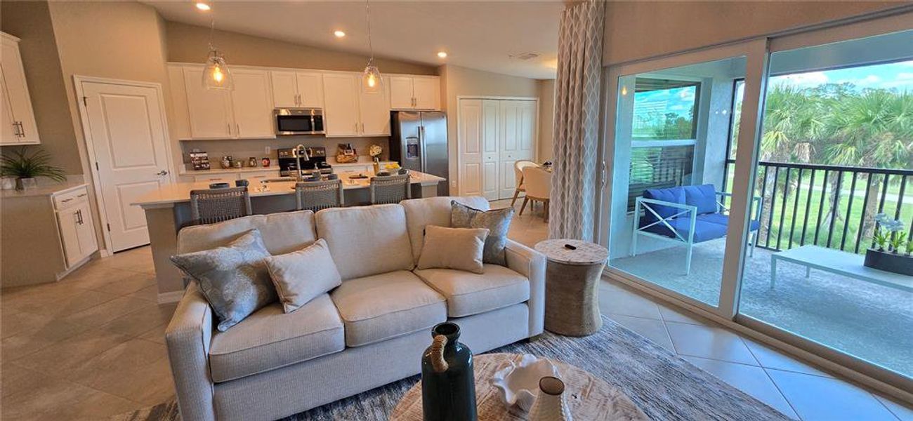 Furnished interior view inside a new home in , Venice (Image 6). Furnished interior view inside a new home in , Venice (Image 6).